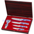 5 pcs ceramic knives gift box set